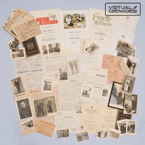 TAP15 Group of documents an awards to member of SS-Regiment …