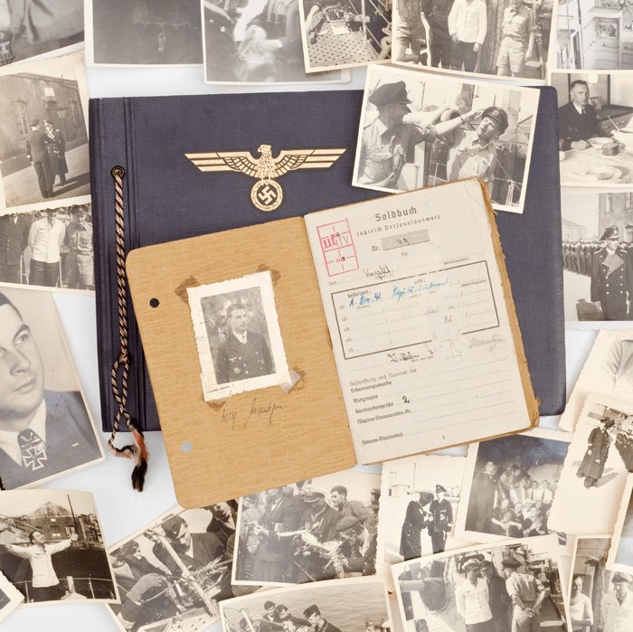 MNA1 American veteran lot to include rare German insignia obtained in North Africa — image 3