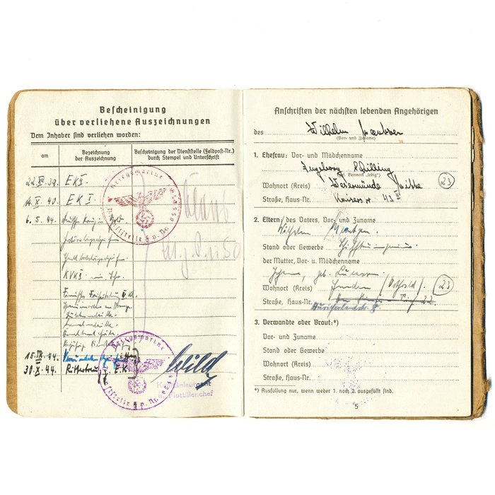 MNA1 American veteran lot to include rare German insignia obtained in North Africa — image 7