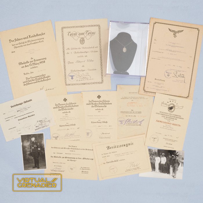 MAA42 Interesting group including FJ-Treukette to a senior Luftwaffe Fallschirmjäger NCO — image 2