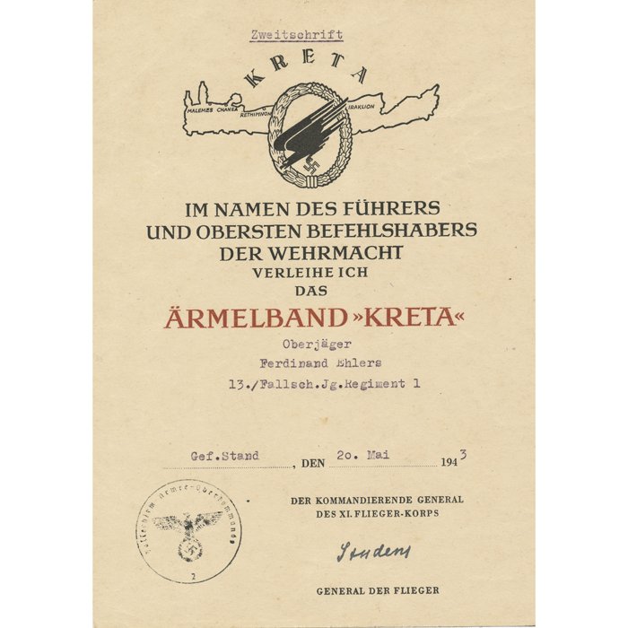 MAA42 Interesting group including FJ-Treukette to a senior Luftwaffe Fallschirmjäger NCO — image 9