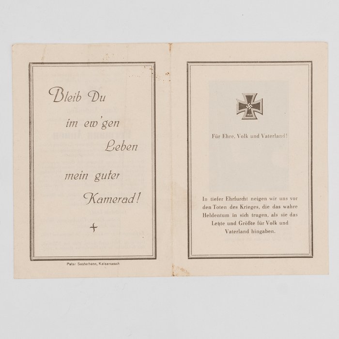 SPA42 Lot of three Sterberbilder for Heer Großdeutschland personnel — image 3