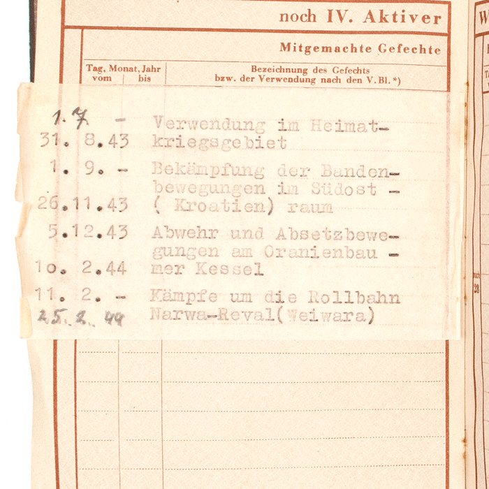 SJA57 Wehrpass with uniform photo for member of Waffen-SS Panzer Grenadier Regiment Norge — image 10