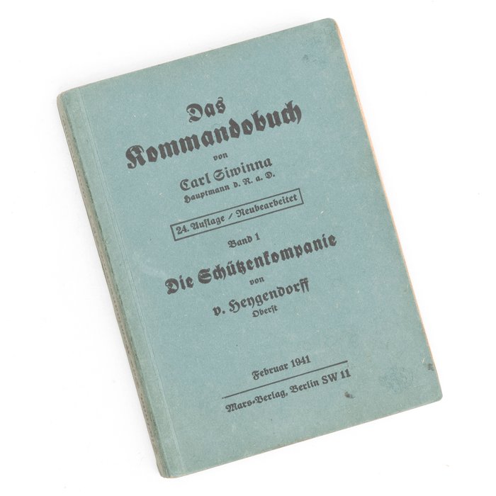 WAC20 Heer manual, Das Kommandobuch Die Schützenkompanie — image 2