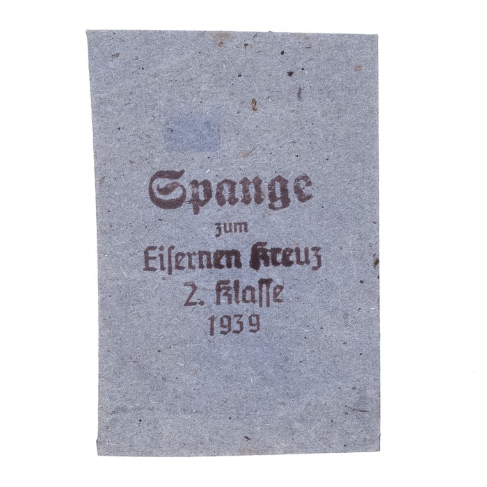 SJA54 Paper packet for EKII Spange 1939 — image 2