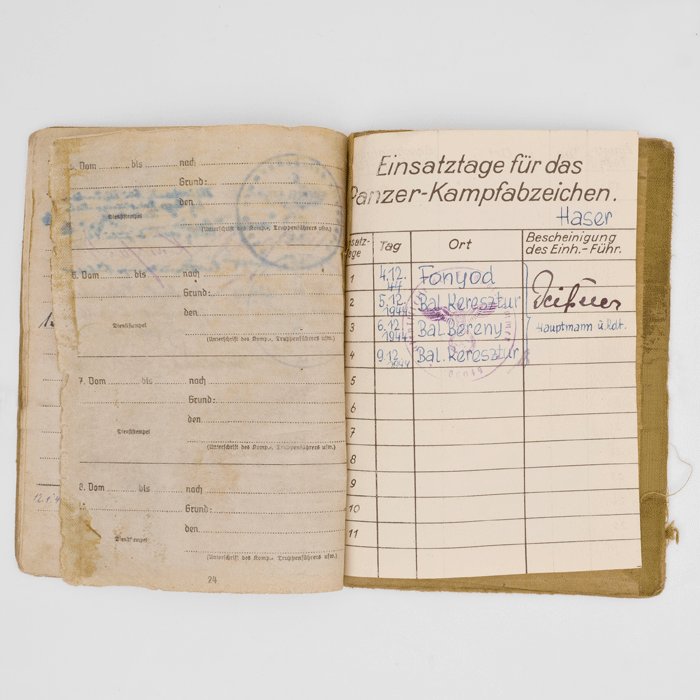 SPA23 Very interesting Soldbuch for a soldier that served in Heer Panzerspähkompanien — image 9