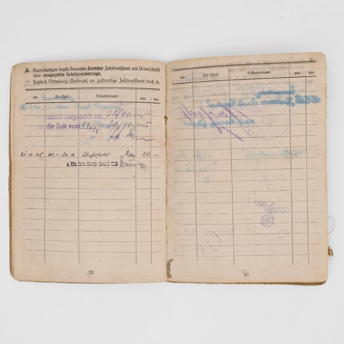 SPA23 Very interesting Soldbuch for a soldier that served in Heer Panzerspähkompanien — image 7