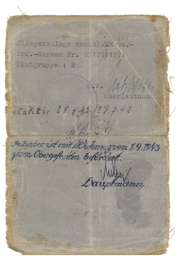 MCA32 Cloth Ausweis for Luftwaffe Fallschirmjäger Gefreiter — image 3