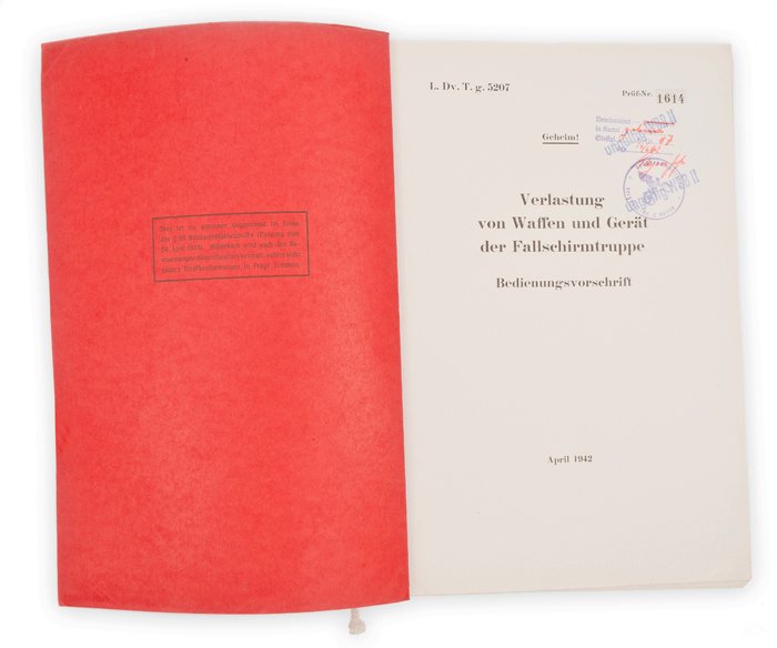 MCA15 Original manual for packing and use of Fallschirmjäger drop container — image 4