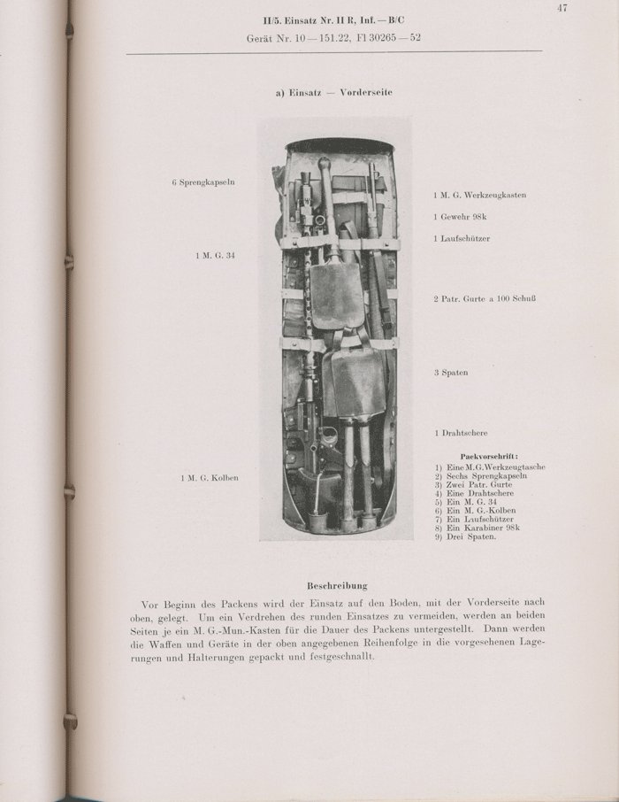 MCA15 Original manual for packing and use of Fallschirmjäger drop container — image 8