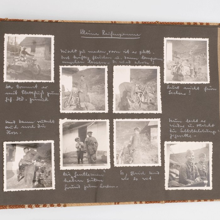 SPA18 Incredible photo album outlining soldier's career with Totenkopf and Hohenstaufen — image 12