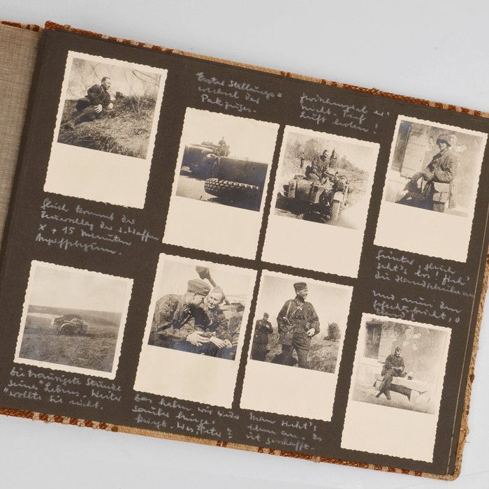 SPA18 Incredible photo album outlining soldier's career with Totenkopf and Hohenstaufen — image 16