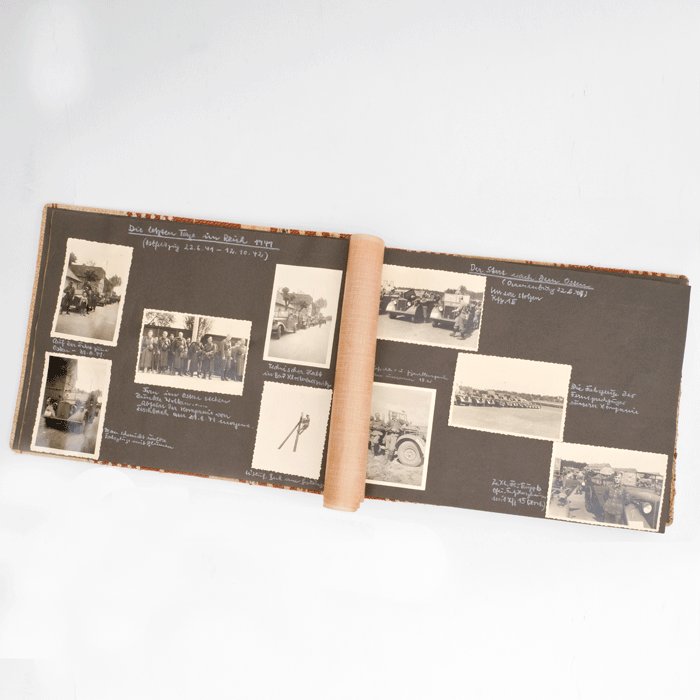 SPA18 Incredible photo album outlining soldier's career with Totenkopf and Hohenstaufen — image 3