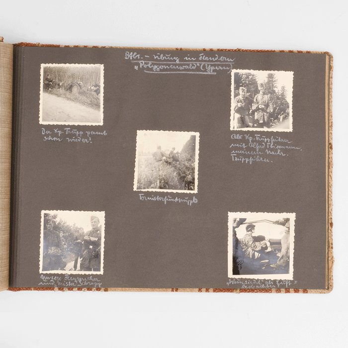SPA18 Incredible photo album outlining soldier's career with Totenkopf and Hohenstaufen — image 8