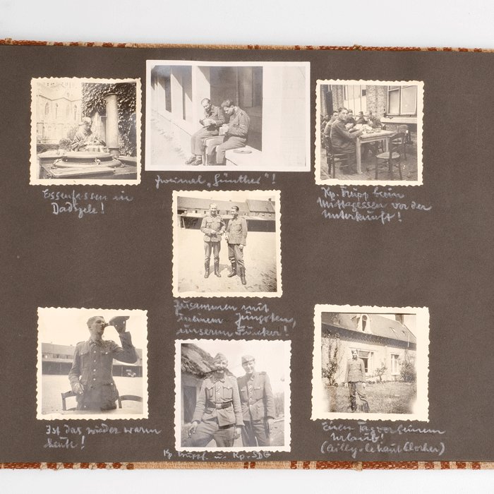 SPA18 Incredible photo album outlining soldier's career with Totenkopf and Hohenstaufen — image 9