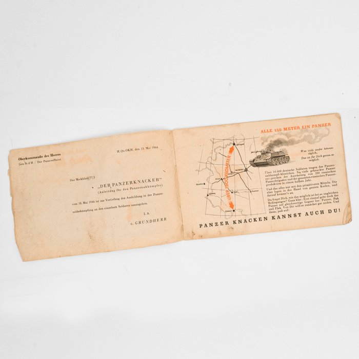 SPA22 1944 issue Panzerknacker enemy tank destruction manual — image 10