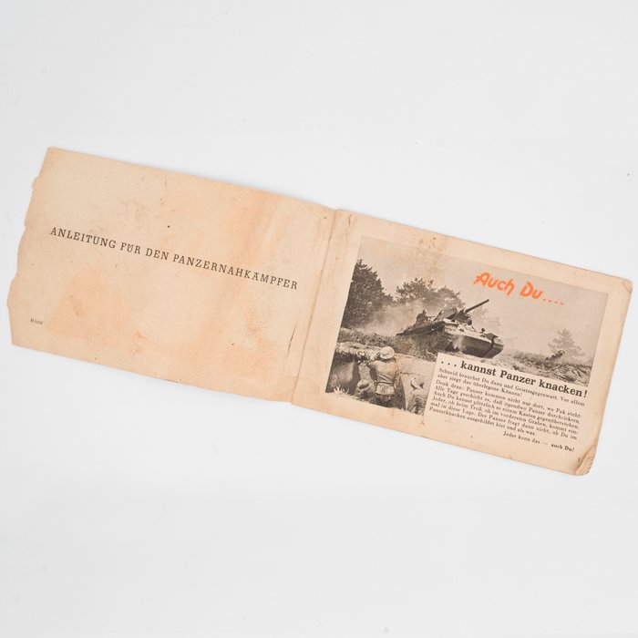 SPA22 1944 issue Panzerknacker enemy tank destruction manual — image 3