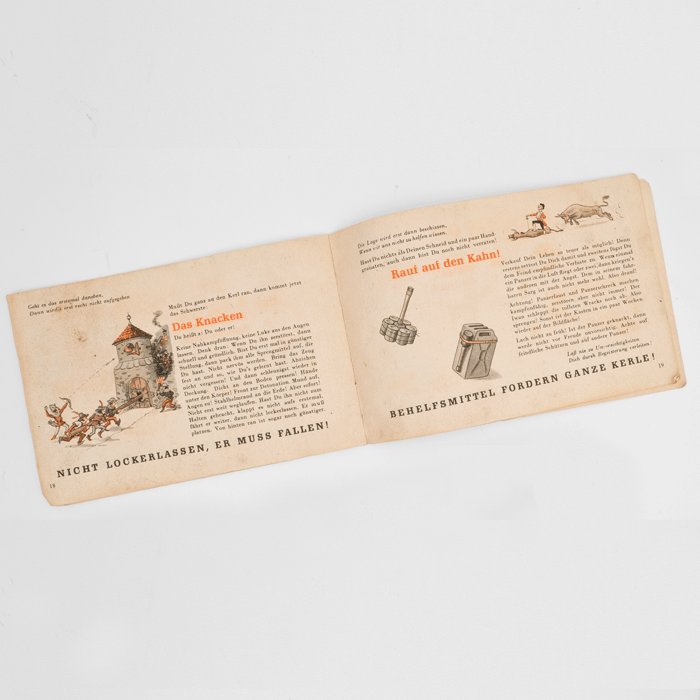 SPA22 1944 issue Panzerknacker enemy tank destruction manual — image 4