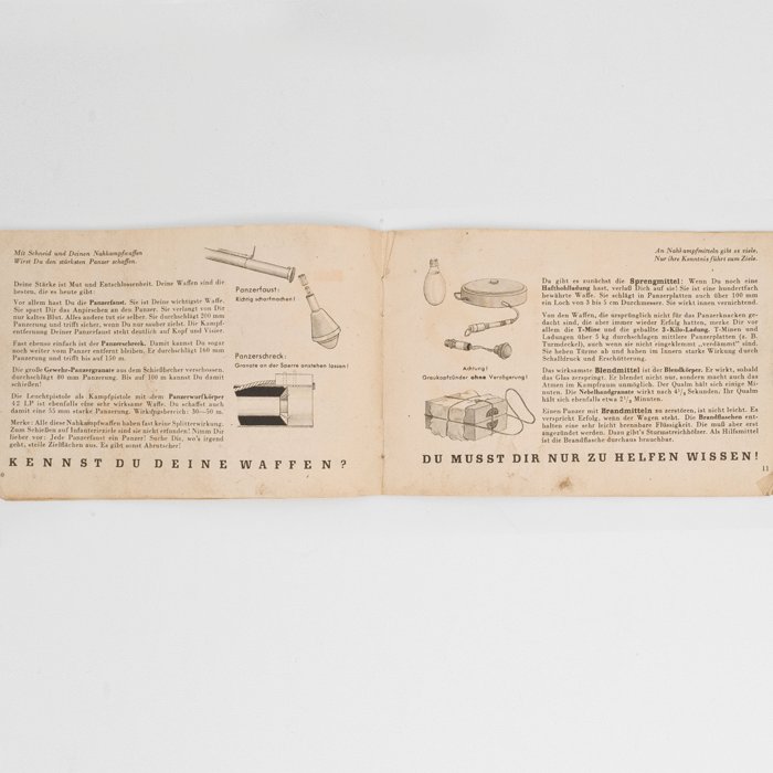 SPA22 1944 issue Panzerknacker enemy tank destruction manual — image 7