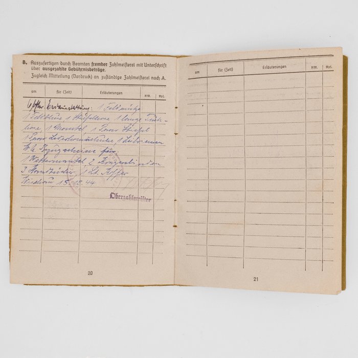 SPA21 Set of Soldbuch and driver's permit for Heer Leutnant in 1./Pz.Jäg.Abt.654 — image 10