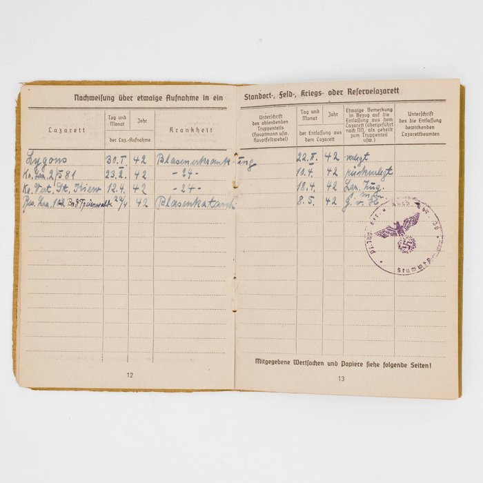SPA21 Set of Soldbuch and driver's permit for Heer Leutnant in 1./Pz.Jäg.Abt.654 — image 8