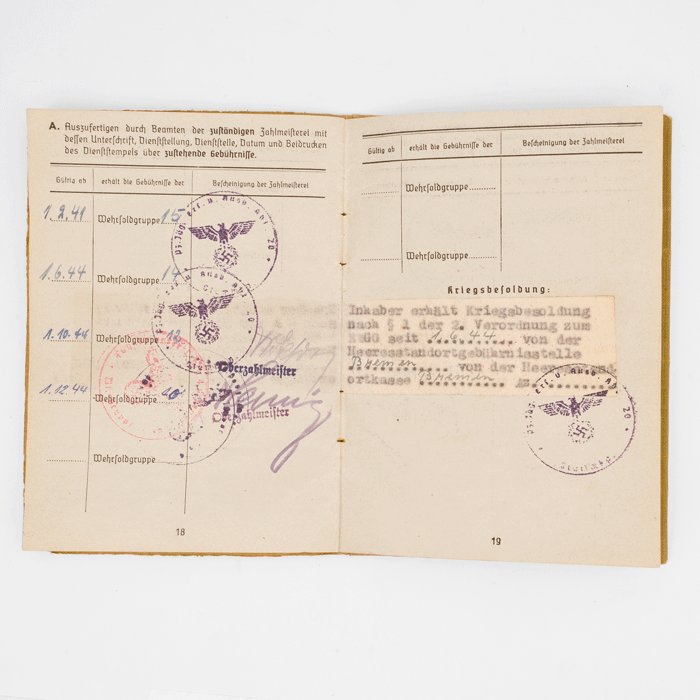 SPA21 Set of Soldbuch and driver's permit for Heer Leutnant in 1./Pz.Jäg.Abt.654 — image 9