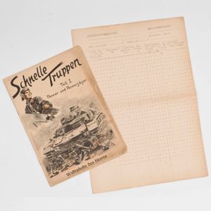 SPA20 Soft cover booklet Schnelle Truppen, Teil I. Panzer und …