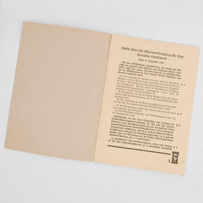 WAC16 Small booklet Dem Deutschen Handwerk — image 3