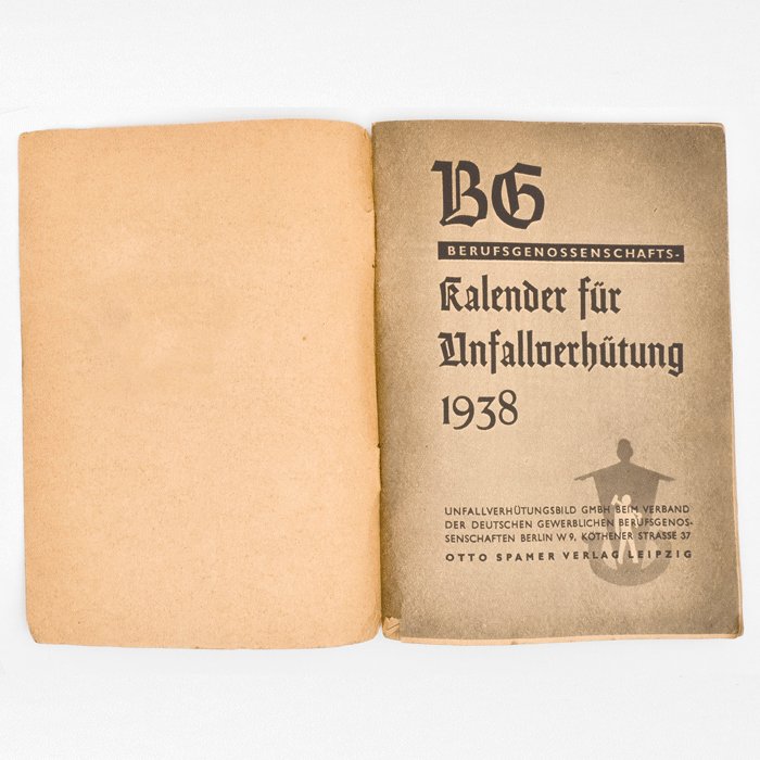 WAC14 Workers accident prevention themed calendar for 1938 — image 4