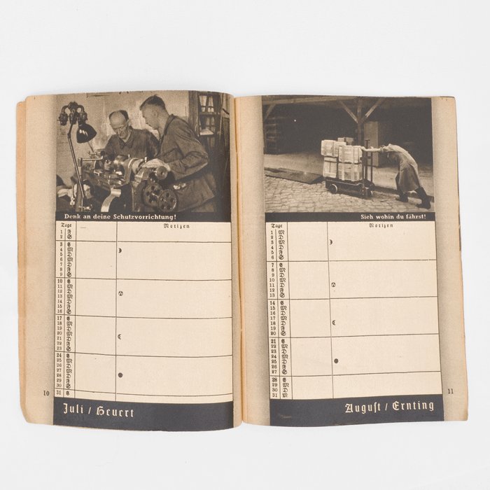 WAC14 Workers accident prevention themed calendar for 1938 — image 5