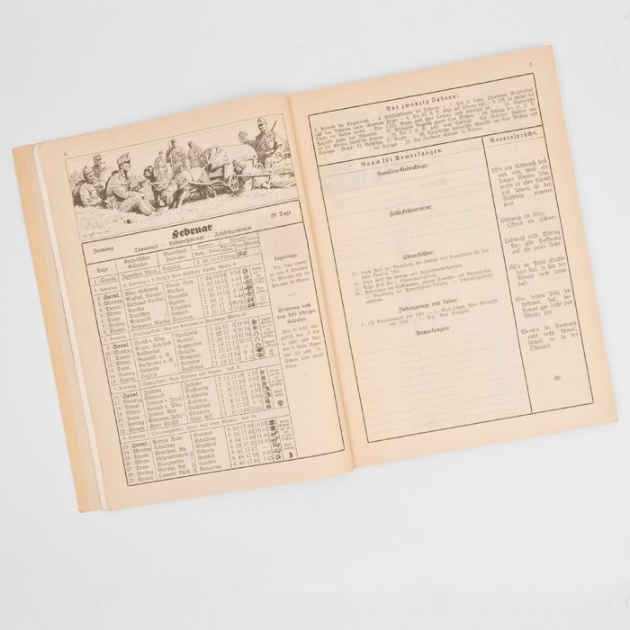 WAC8 Hard cover Deutscher Soldaten Kalendar 1936 — image 5