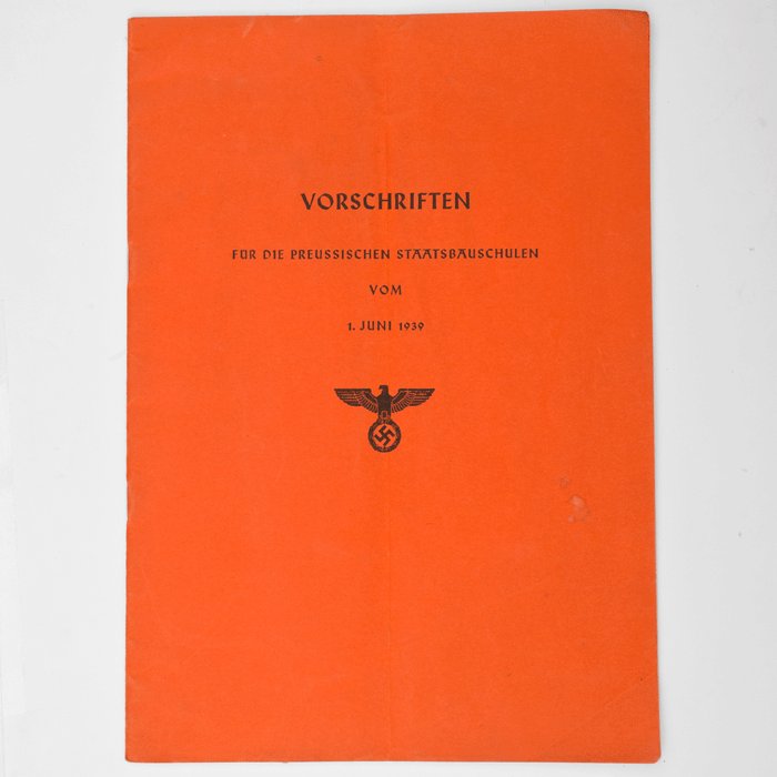 WAC7 Soft cover booklet, Vorschriften für die Preussischen Staatsbauschulen — image 2