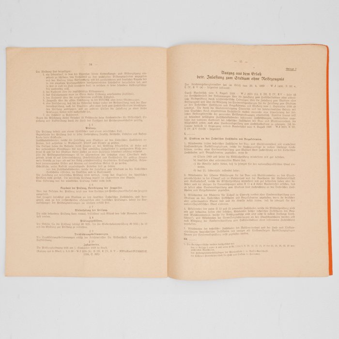 WAC7 Soft cover booklet, Vorschriften für die Preussischen Staatsbauschulen — image 4