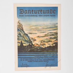 WAC4 Small poster, with legend Danturtunde kinder-Landverschickung