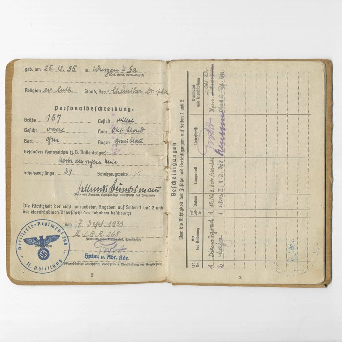 TAP4 Set including Soldbuch and award document for Heer Major German Cross in Gold recipient, Italian front — image 11