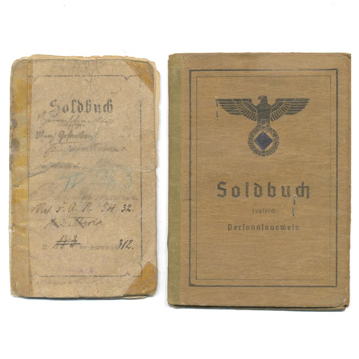 TAP4 Set including Soldbuch and award document for Heer Major German Cross in Gold recipient, Italian front — image 6