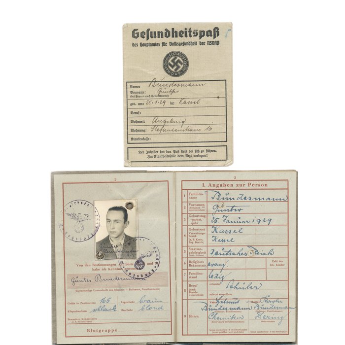 TAP4 Set including Soldbuch and award document for Heer Major German Cross in Gold recipient, Italian front — image 7