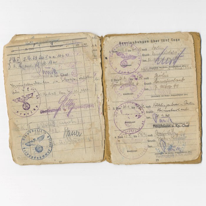 TAP8 Compelling set for a Heer Infanterie Oberleutnant recipient of German Cross in Gold and Panzervernichtungsabzeichen that saw service on East (Stalingrad), West and Italian fronts — image 7