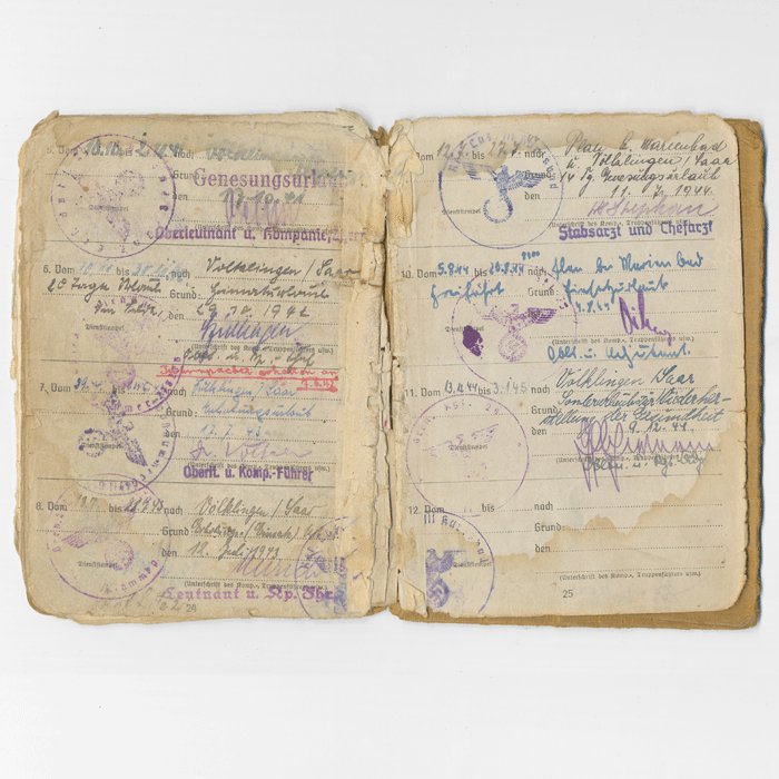 TAP8 Compelling set for a Heer Infanterie Oberleutnant recipient of German Cross in Gold and Panzervernichtungsabzeichen that saw service on East (Stalingrad), West and Italian fronts — image 9