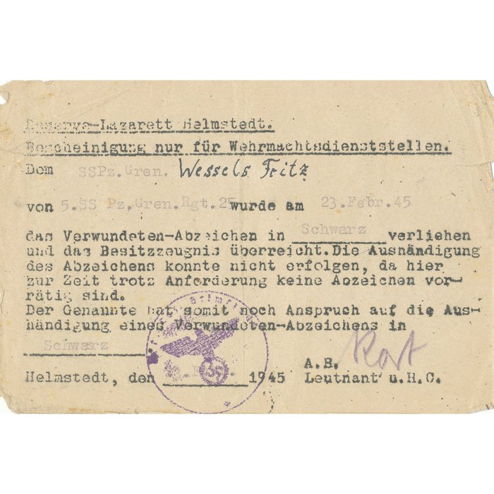 TAP13 Late war Waffen-SS Soldbuch for an SS-Pz.-Gren. that served with several units including 12/SS-Pz.Div. Hitlerjugend — image 12