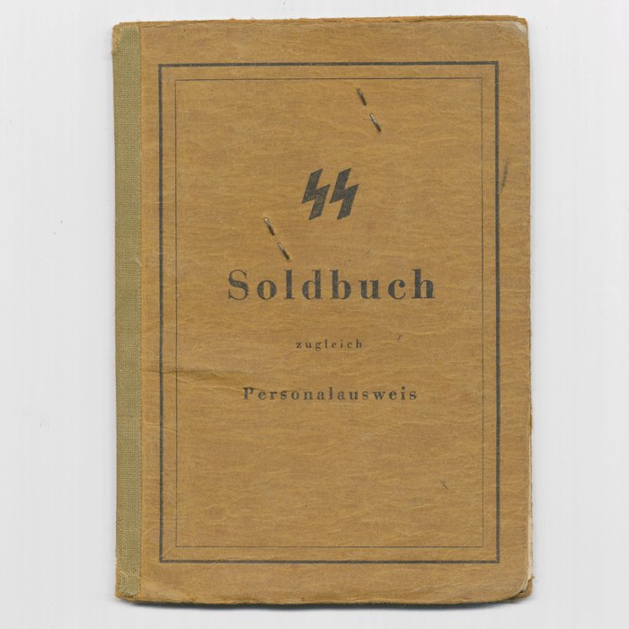 TAP13 Late war Waffen-SS Soldbuch for an SS-Pz.-Gren. that served with several units including 12/SS-Pz.Div. Hitlerjugend — image 3