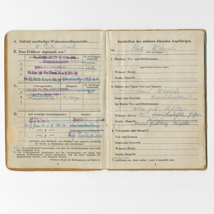 TAP13 Late war Waffen-SS Soldbuch for an SS-Pz.-Gren. that served with several units including 12/SS-Pz.Div. Hitlerjugend — image 6