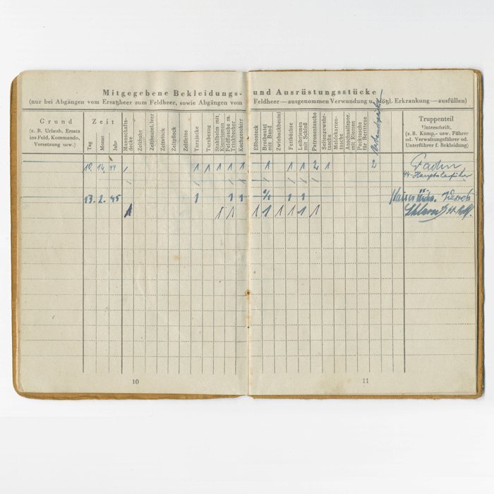 TAP13 Late war Waffen-SS Soldbuch for an SS-Pz.-Gren. that served with several units including 12/SS-Pz.Div. Hitlerjugend — image 8