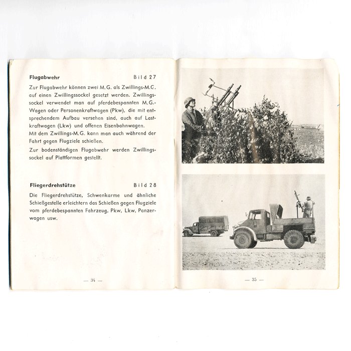 BAA7 June 1943 dated instruction manual for operation of the MG34 — image 9