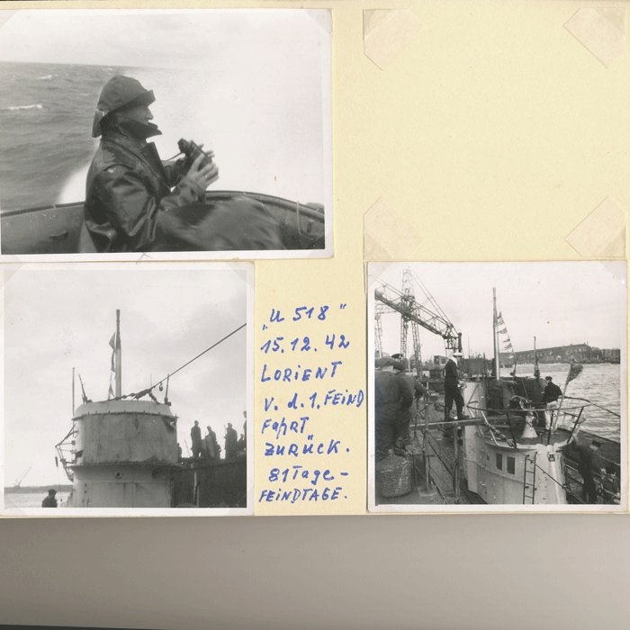 MPA22 Interesting Kriegsmarine photo album of U-518 — image 11