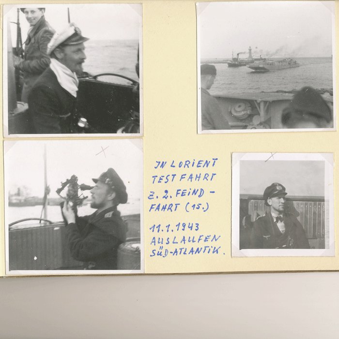 MPA22 Interesting Kriegsmarine photo album of U-518 — image 13