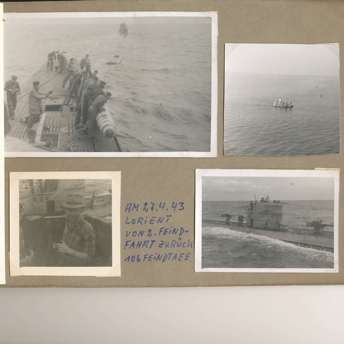 MPA22 Interesting Kriegsmarine photo album of U-518 — image 14