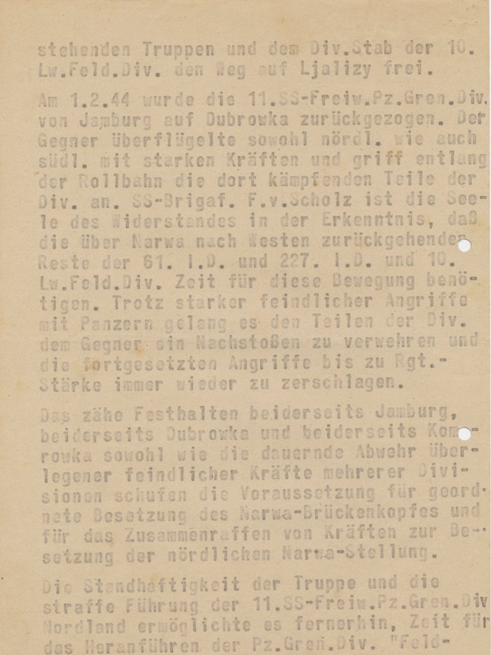 PTA1 Original Eichenlaub Vorschlag and personnel file for SS-Gruppenführer Fritz von Scholz — image 10