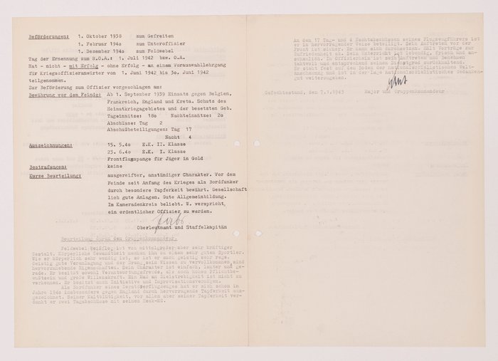 GMA10 Grouping pertaining to Luftwaffe Ritterkreuzträger Oberleutnant Erich Weißflog — image 13