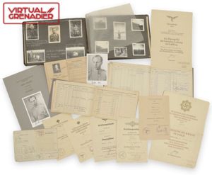 GMA7 Interesting grouping for Luftwaffe Ritterkreuzträger Oberfeldwebel Walter Loos, pilot …